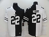 Nike Titans 22 Derrick Henry Black And White Split Vapor Untouchable Limited Jersey Dzhi,baseball caps,new era cap wholesale,wholesale hats